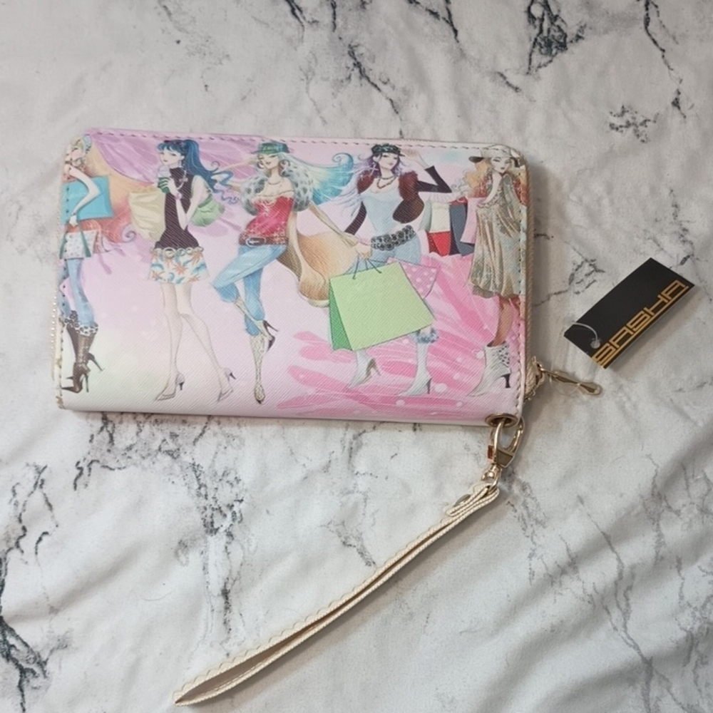 Pink Fashion Print Women's Wallet